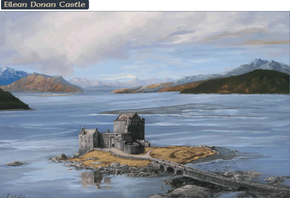 Ardell Morton Paintings Scottish Castles Landscapes Wildlife Highlands Hebrides Islands